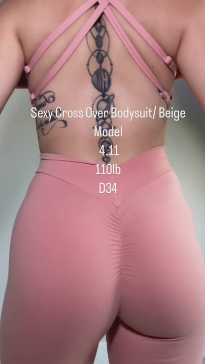 Sexy Cross Over Bodysuit